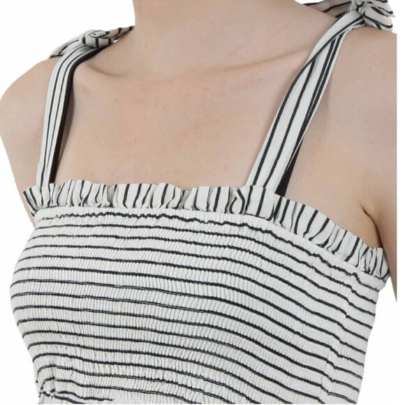 Vero Moda Blue & White Striped Heli Singlet Top S - Picture 2 of 7